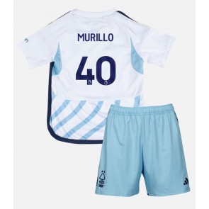 Nottingham Forest Murillo #40 Borta Kläder Barn 2023-24 Kortärmad (+ Korta byxor)